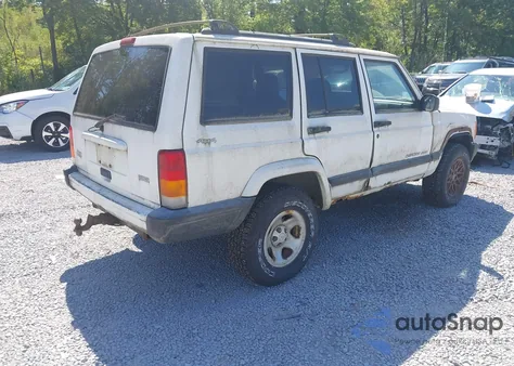 2000 Jeep Cherokee Sport из США, поврежденный, VIN 1J4FF48S8YL101426